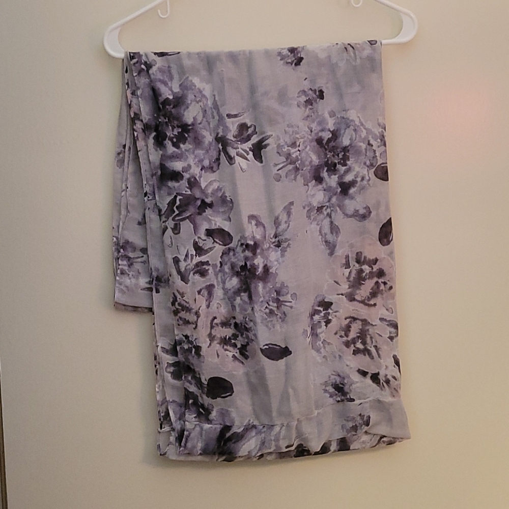 Floral infinity scarf